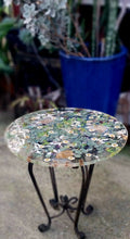 Load image into Gallery viewer, Resin Floral Side table