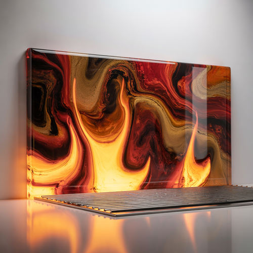 Product Description – High Gloss Resin BBQ Splashback