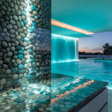 Load image into Gallery viewer, Pool Feature Wall – High Gloss Resin with Pebble Texture