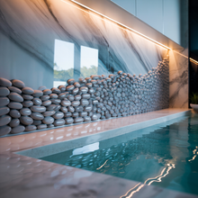 Load image into Gallery viewer, Pool Feature Wall – High Gloss Resin with Pebble Texture