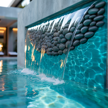Load image into Gallery viewer, Pool Feature Wall – High Gloss Resin with Pebble Texture