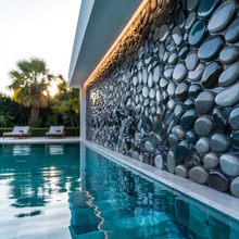 Load image into Gallery viewer, Pool Feature Wall – High Gloss Resin with Pebble Texture