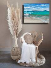 Load image into Gallery viewer, Original Seascape Oil Painting – Coastal Serenity