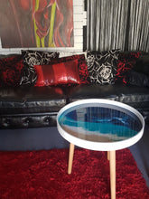 Load image into Gallery viewer, Ocean theme Resin Art Coffee Table- Sold