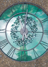 Load image into Gallery viewer, Resin Clock with Crushed Glass -SOLD - Orders yours today