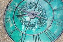 Load image into Gallery viewer, Resin Clock with Crushed Glass -SOLD - Orders yours today