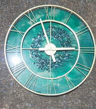 Load image into Gallery viewer, Resin Clock with Crushed Glass -SOLD - Orders yours today