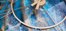 Load image into Gallery viewer, Ocean Beauty - Resin clock with roman numerals - SOLD