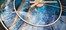 Load image into Gallery viewer, Ocean Beauty - Resin clock with roman numerals - SOLD