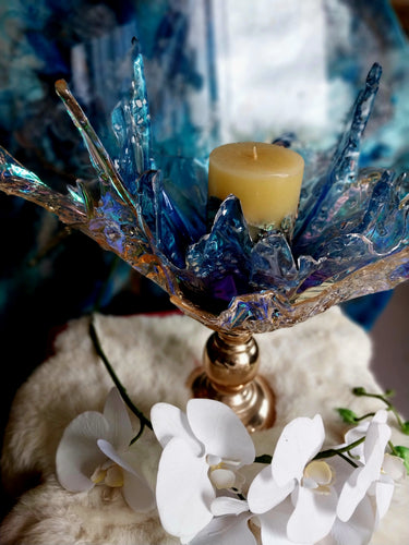 Double Layer Resin Vase/Candleholder/Centrepiece