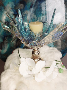 Double Layer Resin Vase/Candleholder/Centrepiece