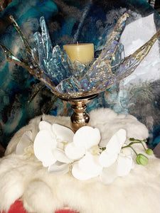 Double Layer Resin Vase/Candleholder/Centrepiece