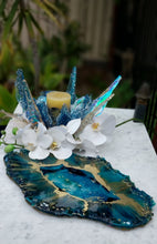 Load image into Gallery viewer, Unique Resin Platter, Candleholder or Candleholder