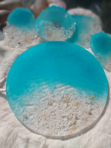 Resin platter - Beach Theme