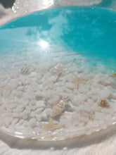 Load image into Gallery viewer, Resin platter - Beach Theme