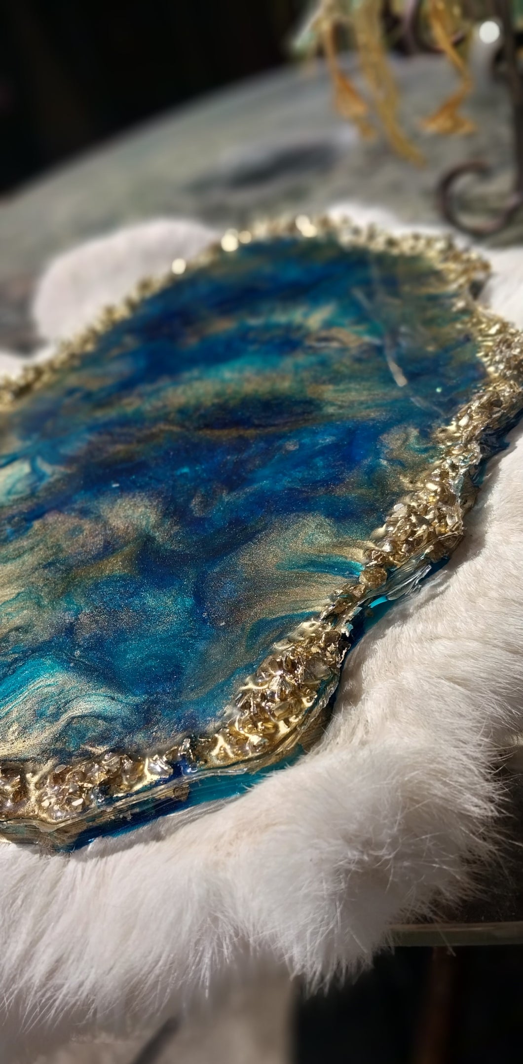 Resin Serving Platter /Centrepiece