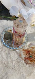 Resin Crystal Floral Light