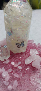 Resin Crystal Butterfly Light