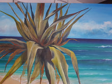 Load image into Gallery viewer, Pandanus Palm Seascape - SOLD