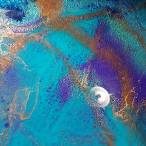 Underwater World 90cm Resin Art - SOLD