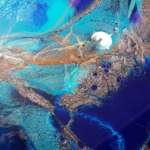 Underwater World 90cm Resin Art - SOLD