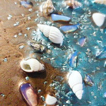 Load image into Gallery viewer, SOLD Seashells &amp; Gem stones on the seashore