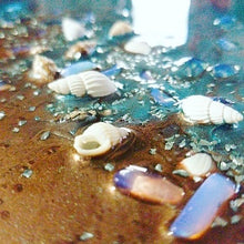 Load image into Gallery viewer, SOLD Seashells &amp; Gem stones on the seashore