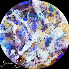 Load image into Gallery viewer, SOLD 60cm round Resin Art Coffee Table