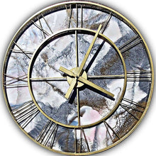 Load image into Gallery viewer, Resin Clock with Pearlescent colours - SOLD - Orders yours today