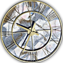 Load image into Gallery viewer, Resin Clock with Pearlescent colours - SOLD - Orders yours today