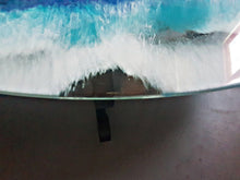 Load image into Gallery viewer, Oval coffee table with Resin Ocean theme