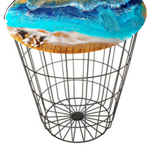 Load image into Gallery viewer, Storage basket with resin art - SOLD