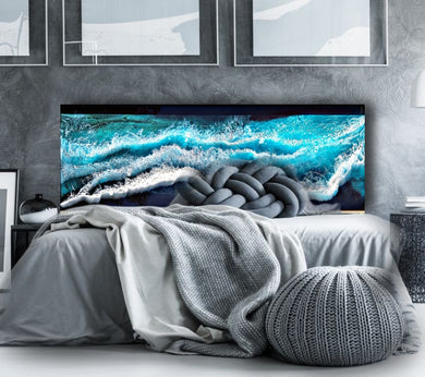 Resin Bedhead - Ocean Seascape vibes - deal with creating artist