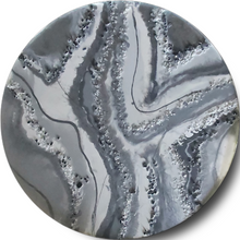 Load image into Gallery viewer, Resin Geode - Soft Grey Pallette