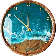 Load image into Gallery viewer, Seascape Resin Clock