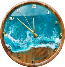 Load image into Gallery viewer, Seascape Resin Clock