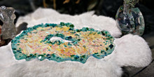 Load image into Gallery viewer, Irridised Resin Geode Platter