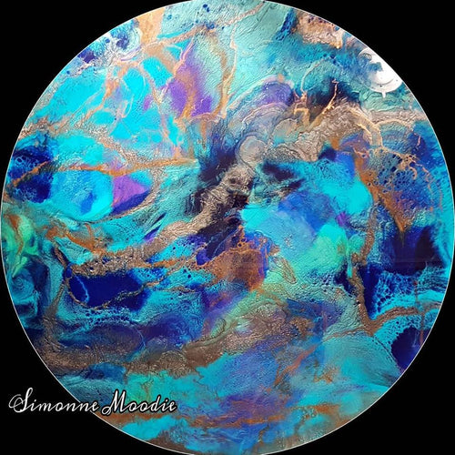 Underwater World 90cm Resin Art - SOLD